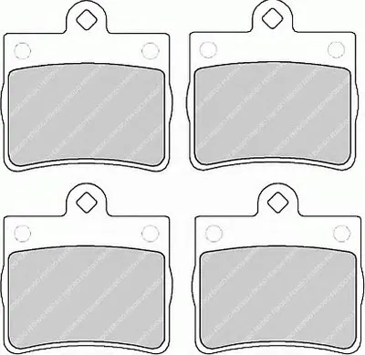 Комплект тормозных колодок, дисковый тормоз PREMIER FERODO купить