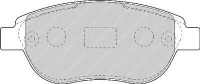 Комплект тормозных колодок, дисковый тормоз PREMIER FERODO купить