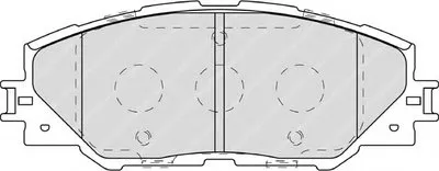 Комплект тормозных колодок, дисковый тормоз PREMIER FERODO купить