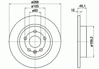 Тормозной диск MINTEX купить