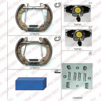 Комплект тормозных колодок DELPHI купить
