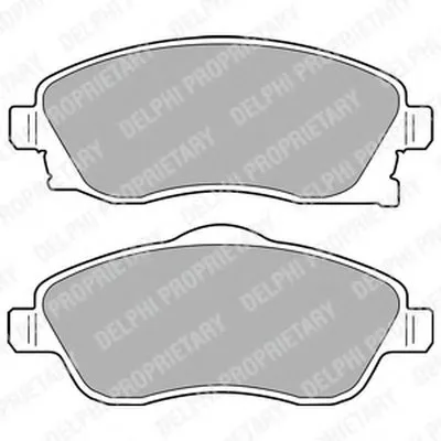Комплект тормозных колодок, дисковый тормоз DELPHI купить
