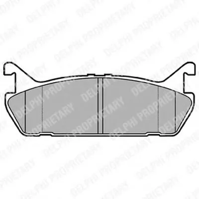 Комплект тормозных колодок, дисковый тормоз DELPHI купить