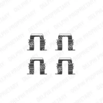 Комплектующие, колодки дискового тормоза DELPHI купить