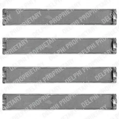 Комплектующие, колодки дискового тормоза DELPHI купить