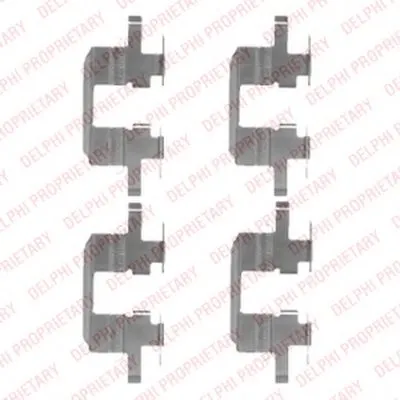 Комплектующие, колодки дискового тормоза DELPHI купить