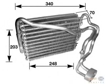 Испаритель, кондиционер BEHR HELLA SERVICE купить