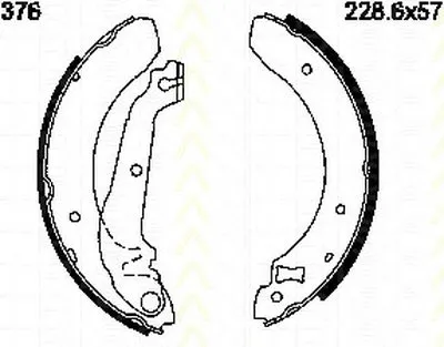 Комплект тормозных колодок TRISCAN купить