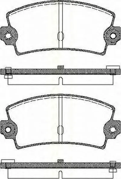 Комплект тормозных колодок, дисковый тормоз TRISCAN купить