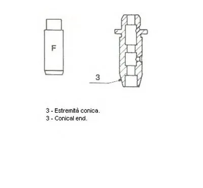 Направляющая втулка клапана cерийный METELLI купить