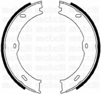 Комплект тормозных колодок, стояночная тормозная система METELLI купить