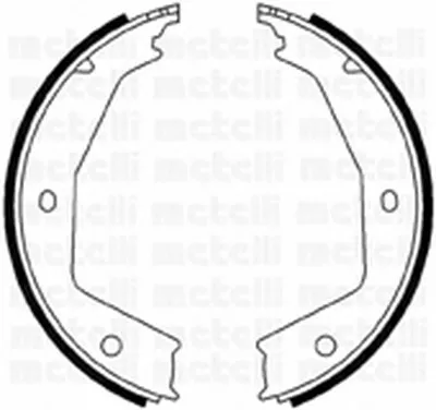 Комплект тормозных колодок, стояночная тормозная система METELLI купить