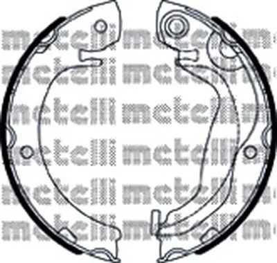 Комплект тормозных колодок, стояночная тормозная система METELLI купить