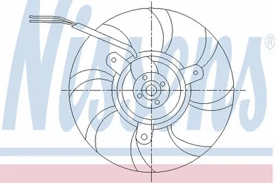 Вентилятор, охлаждение двигателя NISSENS купить