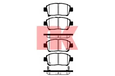 Комплект тормозных колодок, дисковый тормоз NK купить