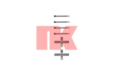 Комплектующие, колодки дискового тормоза NK купить