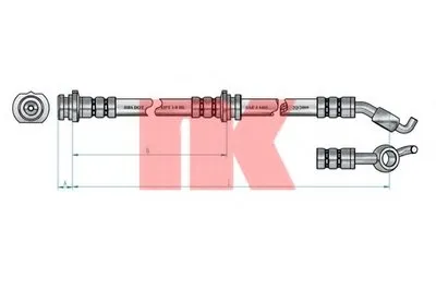 Тормозной шланг NK купить