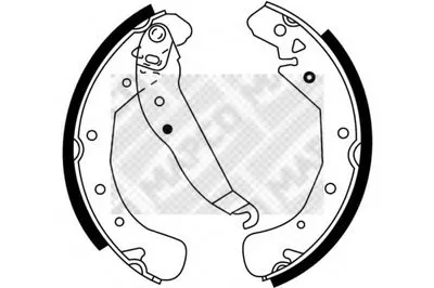 Комплект тормозных колодок MAPCO купить