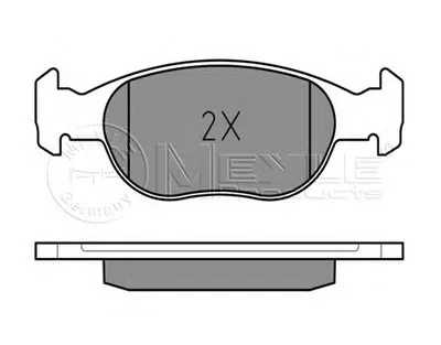 Комплект тормозных колодок, дисковый тормоз MEYLE купить