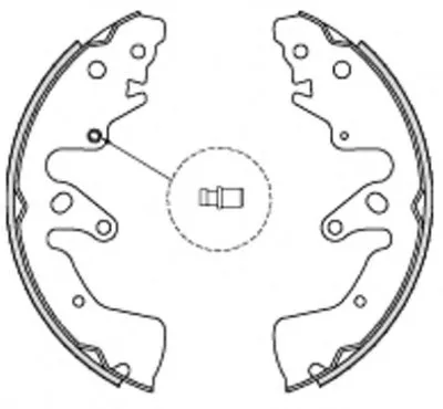 Комплект тормозных колодок REMSA купить