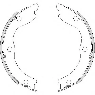 Комплект тормозных колодок, стояночная тормозная система REMSA купить
