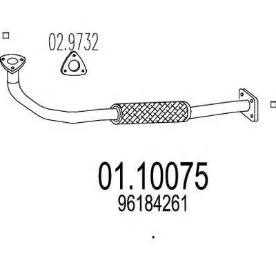 Труба выхлопного газа MTS купить