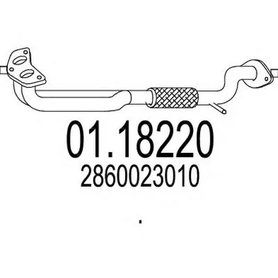 Труба выхлопного газа MTS купить