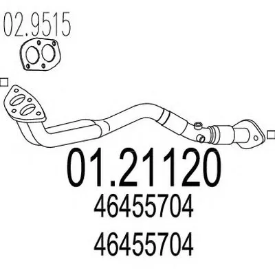 Труба выхлопного газа MTS купить