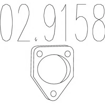 Прокладка, труба выхлопного газа MTS купить