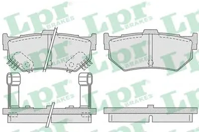 Комплект тормозных колодок, дисковый тормоз LPR купить