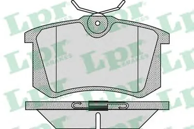 Комплект тормозных колодок, дисковый тормоз LPR купить