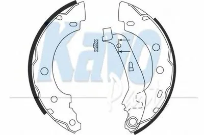 Комплект тормозных колодок MK KASHIYAMA KAVO PARTS купить
