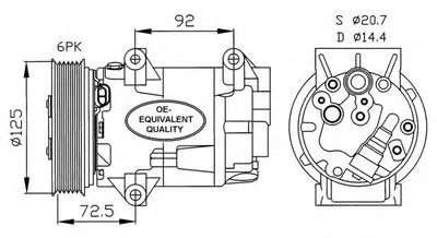 Компрессор, кондиционер NRF купить