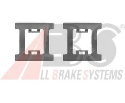 Комплектующие, колодки дискового тормоза A.B.S. купить