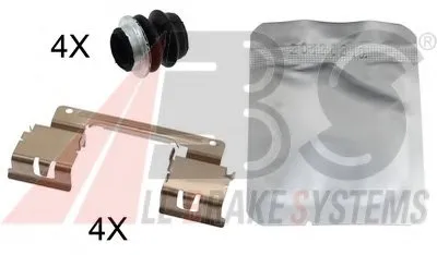 Комплектующие, колодки дискового тормоза A.B.S. купить