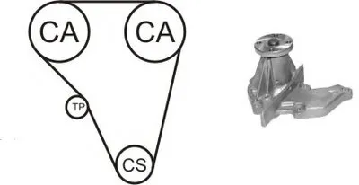 Водяной насос + комплект зубчатого ремня AIRTEX купить