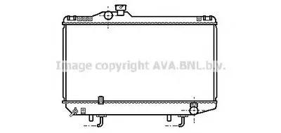 Радиатор, охлаждение двигателя AVA QUALITY COOLING купить