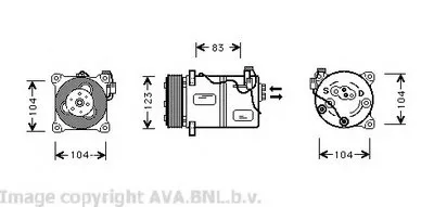 Компрессор, кондиционер AVA QUALITY COOLING купить