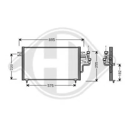 Конденсатор, кондиционер DIEDERICHS купить