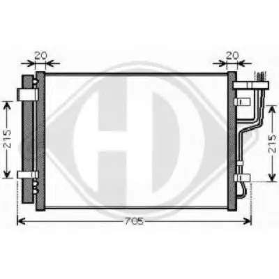 Конденсатор, кондиционер DIEDERICHS купить