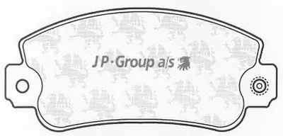 Комплект тормозных колодок, дисковый тормоз QH JP GROUP купить