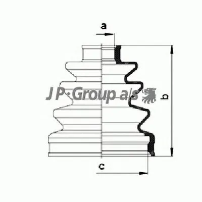 Комплект пылника, приводной вал QH JP GROUP купить