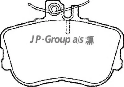 Комплект тормозных колодок, дисковый тормоз QH JP GROUP купить