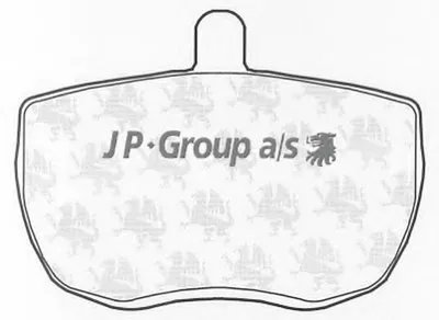 Комплект тормозных колодок, дисковый тормоз QH JP GROUP купить