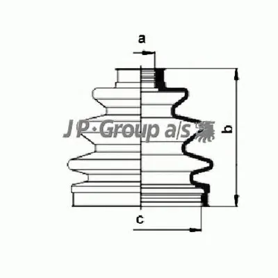 Комплект пылника, приводной вал QH JP GROUP купить