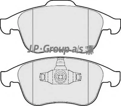 Комплект тормозных колодок, дисковый тормоз QH JP GROUP купить