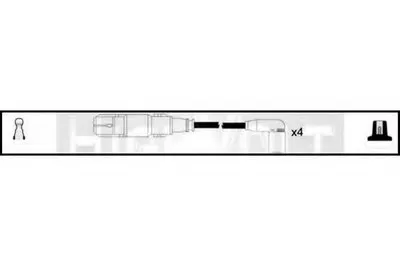 Комплект проводов зажигания HighVolt STANDARD купить