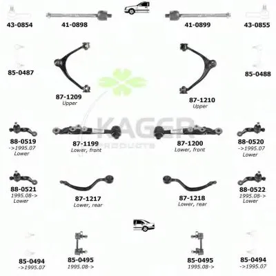 Подвеска колеса KAGER купить