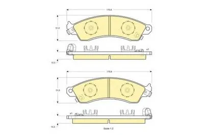 Комплект тормозных колодок, дисковый тормоз GIRLING купить