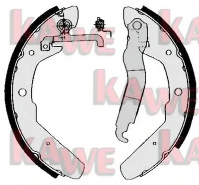 Комплект тормозных колодок KAWE купить